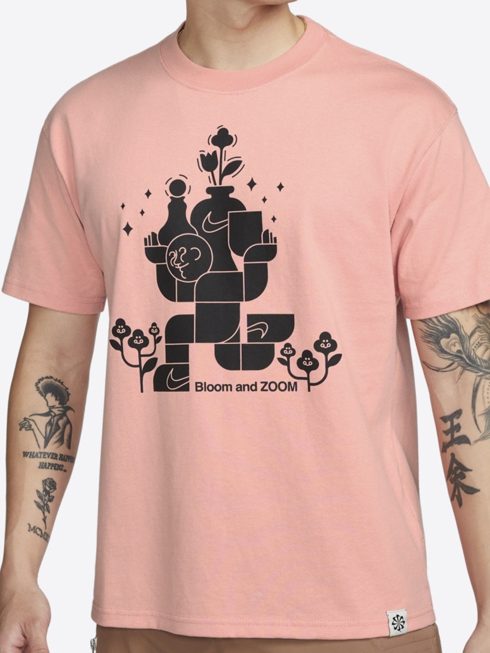 Men’s Nike Sportswear Bloom and ZOOM Graphic Tee - Pink